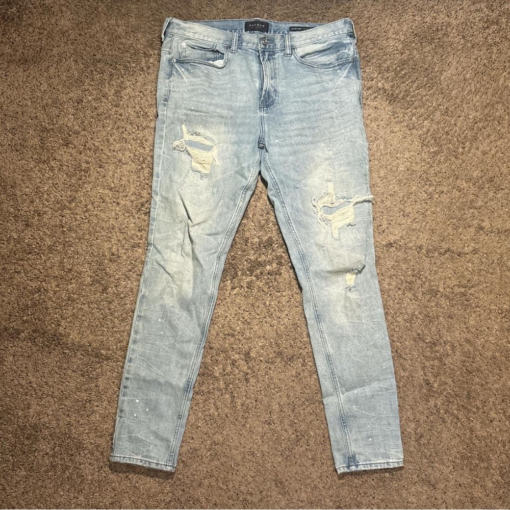 PacSun Light Blue Skinny Jeans for Men